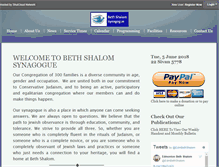 Tablet Screenshot of edmontonbethshalom.org